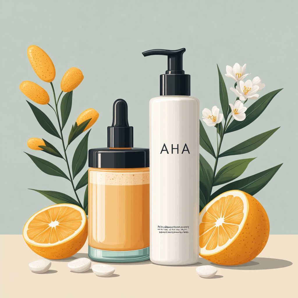 Разница между отшелушивающими средствами AHA и BHA